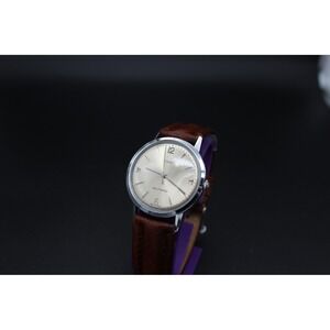 Vintage 1960s Timex Automatic – Gold Dial – Running – Classic Mid-Century 44mm